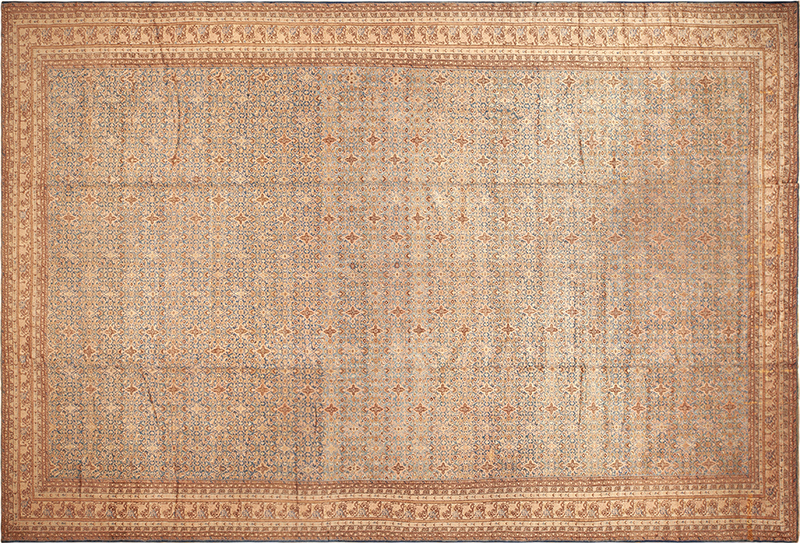 Earthy Undertones Antique Persian Malayer Rug 73421