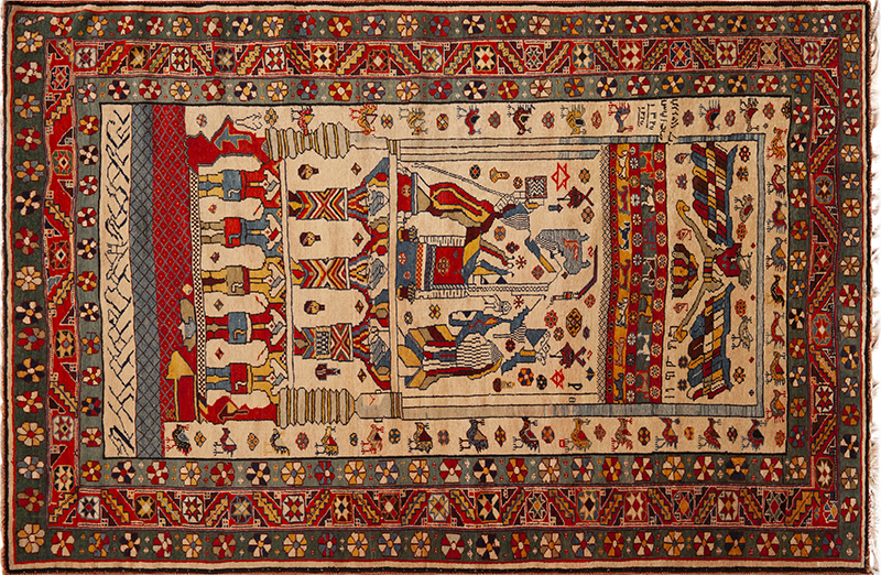 Qashqai Rugs | Antique Qashqai Persian Rug | Nazmiyal Antique Rugs