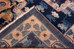 Back of Antique Chinese Peking Dragon Rug Back of Antique Chinese Peking Dragon Rug 73925 by Nazmiyal Rugs