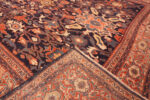 Back of Antique Persian Mahal Rug Back of Antique Persian Mahal Rug 73928 by Nazmiyal Rugs