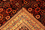 Back of Large Antique Persian Bidjar Runner Rug Back of Large Antique Persian Bidjar Runner Rug 73943 by Nazmiyal Rugs