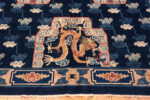 Border of Antique Chinese Peking Dragon Rug Border of Antique Chinese Peking Dragon Rug 73925 by Nazmiyal Rugs