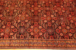 Border of Large Antique Persian Bidjar Runner Rug Border of Large Antique Persian Bidjar Runner Rug 73943 by Nazmiyal Rugs