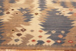 Border of Modern Swedish Style Central Asian Kilim Rug Border of Modern Swedish Style Central Asian Kilim Rug 73954 by Nazmiyal Rugs