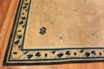 Corner of Antique Chinese Ningxia Rug Corner of Antique Chinese Ningxia Rug 73932 by Nazmiyal Rugs