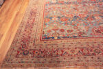 Corner of Large Antique Persian Sultanabad Rug Corner of Large Antique Persian Sultanabad Rug 73592 by Nazmiyal Rugs