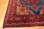 Corner of Vintage Persian Floral Kerman Rug Corner of Vintage Persian Floral Kerman Rug 73724 by Nazmiyal Rugs