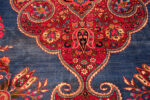 Detail of Vintage Persian Floral Kerman Rug Detail of Vintage Persian Floral Kerman Rug 73724 by Nazmiyal Rugs