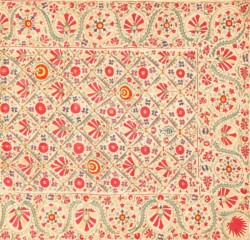 Early 19th Century Suzani Uzbek Textile 49254