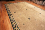 Floor View of Antique Chinese Ningxia Rug Floor View of Antique Chinese Ningxia Rug 73932 by Nazmiyal Rugs
