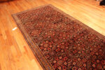 Floor View of Large Antique Persian Bidjar Runner Rug Floor View of Large Antique Persian Bidjar Runner Rug 73943 by Nazmiyal Rugs
