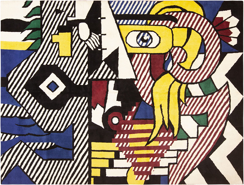 Mid-Century Modern Pop Art Rug By Roy Lichtenstein 71944