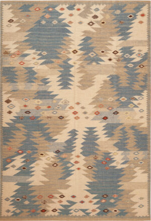 Modern Swedish Style Pakistan Kilim Rug 73954 by Nazmiyal Rugs