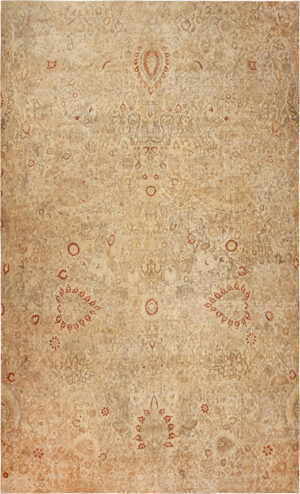 Oversized Antique Persian Khorassan Rug 74009 by Nazmiyal Rugs