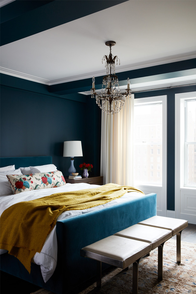 Pappas Miron Blue Bedroom Interior