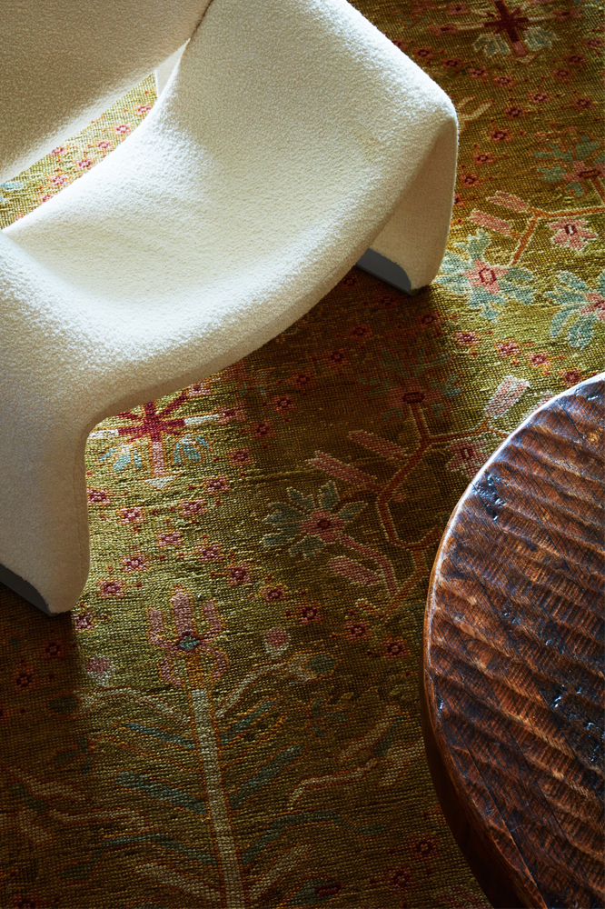 Pappas Miron Green Rug Interior