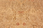 Symmetrical Floral Features on Oversized Antique Persian Khorassan Rug Symmetrical Floral Features on Oversized Antique Persian Khorassan Rug 74009 by Nazmiyal Rugs
