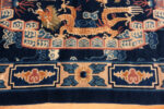 Trim of Antique Chinese Peking Dragon Rug Trim of Antique Chinese Peking Dragon Rug 73925 by Nazmiyal Rugs
