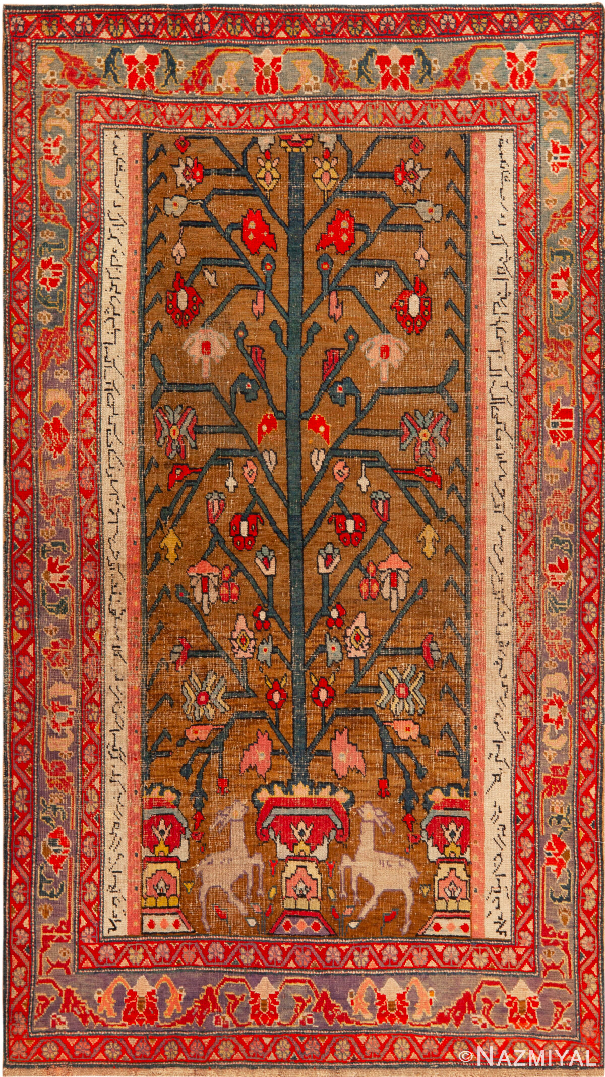 Antique Caucasian Karabagh Rug 73940 by Nazmiyal Rugs