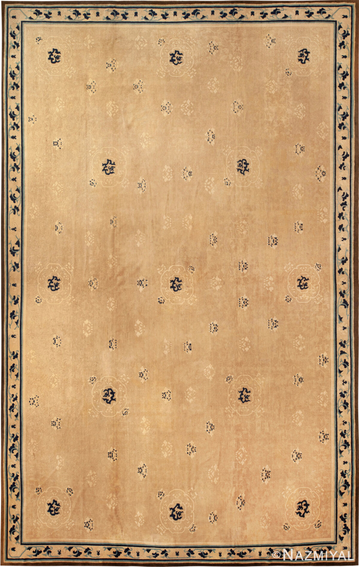 Antique Chinese Ningxia Rug 73932 by Nazmiyal Rugs