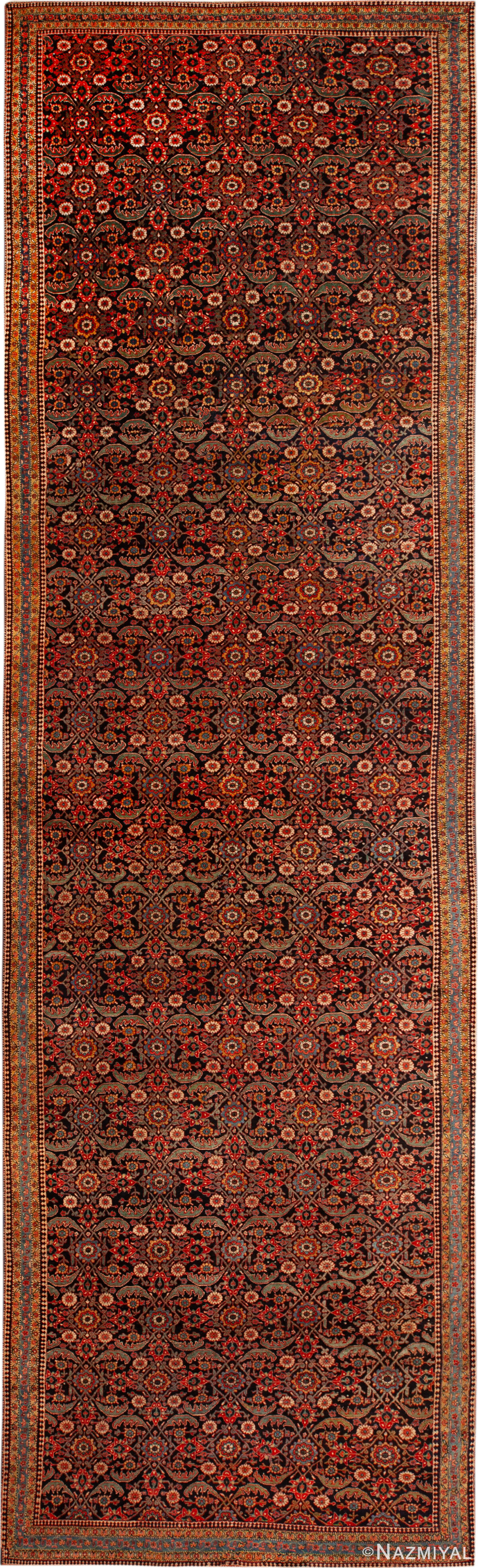 Large Antique Persian Bidjar Runner Rug 73943 by Nazmiyal Rugs