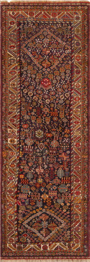 Antique Persian Qashqai Rug 74012 by Nazmiyal Runner Rugs