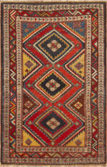 Antique Persian Qashqai Tribal Rug Antique Persian Qashqai Tribal Rug 74020 by Nazmiyal Rugs