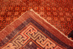 Back of Antique Chinese Mongolian Rug Back of Antique Chinese Mongolian Rug 73980 by Nazmiyal Rugs