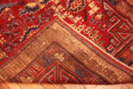 Back of Antique East Turkestan Khotan Rug Back of Antique East Turkestan Khotan Rug 73998 by Nazmiyal Rugs