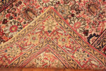 Back of Antique Persian Kerman Runner Rug Back of Antique Persian Kerman Runner Rug 73593 by Nazmiyal Rugs