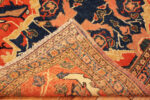 Back of Antique Persian Senneh Rug Back of Antique Persian Senneh Rug 73974 by Nazmiyal Rugs