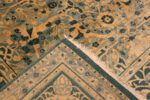 Back of Large Antique Indian Agra Rug 73971 by Nazmiyal Rugs