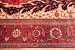 Border of Antique Persian Serapi Rug 74011 by Nazmiyal Rugs