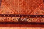 Bottom of Antique Chinese Mongolian Rug Bottom of Antique Chinese Mongolian Rug 73980 by Nazmiyal Rugs