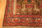 Bottom Corner of Antique Caucasian Karabagh Rug 73940 by Nazmiyal Rugs