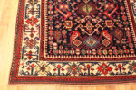 Bottom Corner of Antique Caucasian Shirvan Rug Bottom Corner of Antique Caucasian Shirvan Rug 73992 by Nazmiyal Rugs