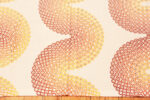 Bottom of Vintage Danish Panton "Curve" Curtain Pair Bottom of Vintage Danish Panton "Curve" Curtain Pair 74028 by Nazmiyal Rugs