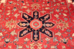 Center of Antique Persian Serapi Rug 74011 by Nazmiyal Rugs