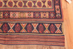 Corner of Antique Persian Kurdish Kilim Rug 73982 by Nazmiyal Rugs Corner of Antique Persian Kurdish Kilim Rug 73982 by Nazmiyal Rugs