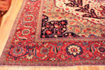 Corner of Antique Persian Serapi Rug 74011 by Nazmiyal Rugs