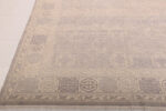 Corner of Neutral Geometric Modern Khotan Design Area Rug Corner of Neutral Geometric Modern Khotan Design Area Rug 61141 by Nazmiyal Antique Rugs