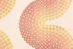 Detailing on Vintage Danish Panton "Curve" Curtain Pair Detailing on Vintage Danish Panton "Curve" Curtain Pair 74028 by Nazmiyal Rugs