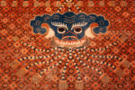 Dog Detail on Antique Chinese Mongolian Rug Dog Detail on Antique Chinese Mongolian Rug 73980 by Nazmiyal Rugs