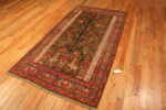 Floor View of Antique Caucasian Karabagh Rug 73940 by Nazmiyal Rugs