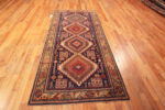 Floor View of Antique Caucasian Shirvan Rug 73985 by Nazmiyal Rugs