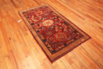 Floor View of Antique East Turkestan Khotan Rug Floor View of Antique East Turkestan Khotan Rug 73998 by Nazmiyal Rugs