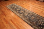 Floor View of Antique Persian Malayer Runner Rug 50351 by Nazmiyal Rugs