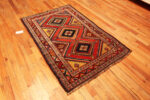 Floor View of Antique Persian Qashqai Tribal Rug Floor View of Antique Persian Qashqai Tribal Rug 74020 by Nazmiyal Rugs