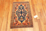 Floor View of Antique Persian Senneh Rug Floor View of Antique Persian Senneh Rug 73974 by Nazmiyal Rugs