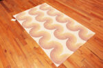 Floor View of Vintage Danish Panton "Curve" Curtain Pair Floor View of Vintage Danish Panton "Curve" Curtain Pair 74028 by Nazmiyal Rugs